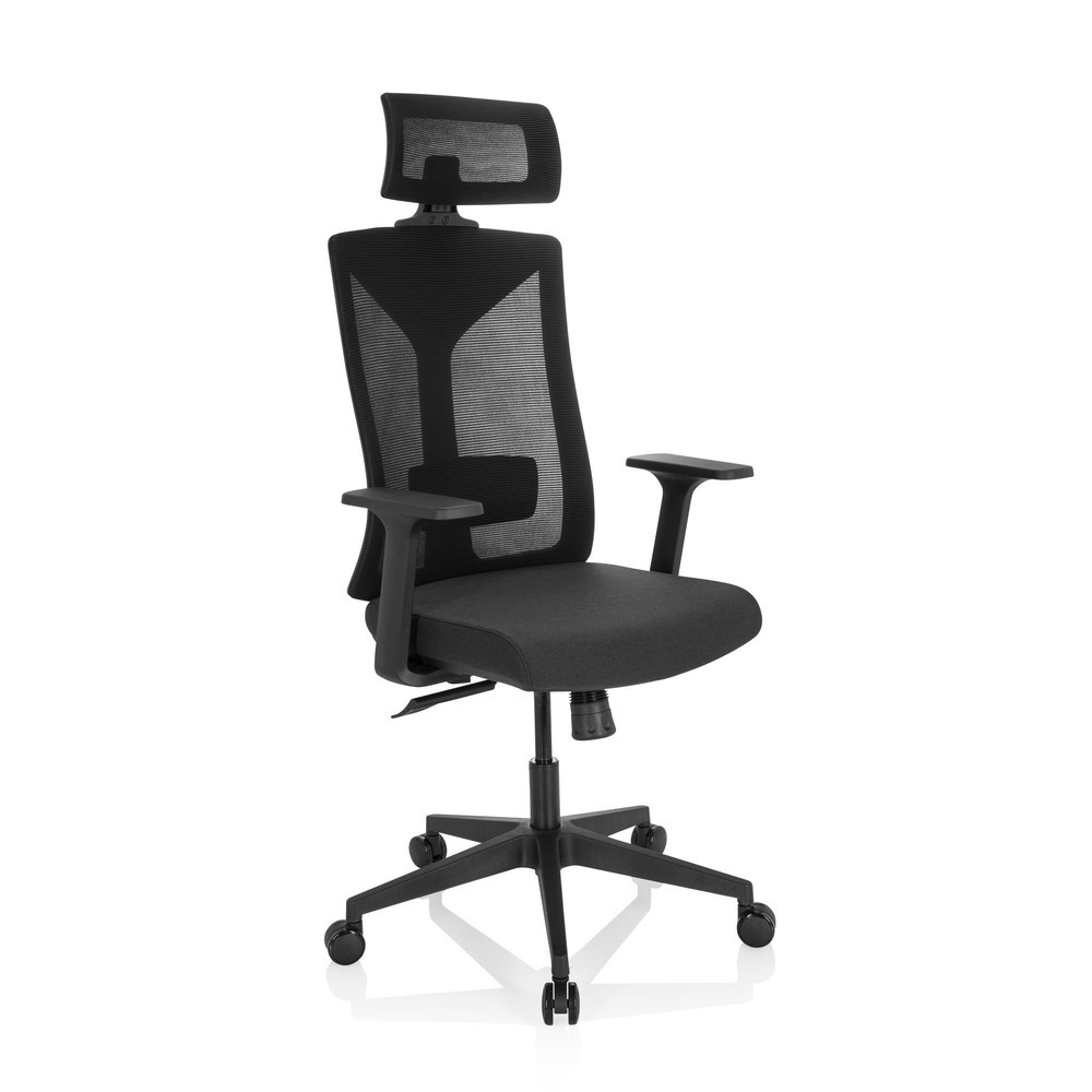 Produktabbildung Nr. 2: Siège de bureau / siège pivotant hjh OFFICE KODIAK tissu/maille, noir