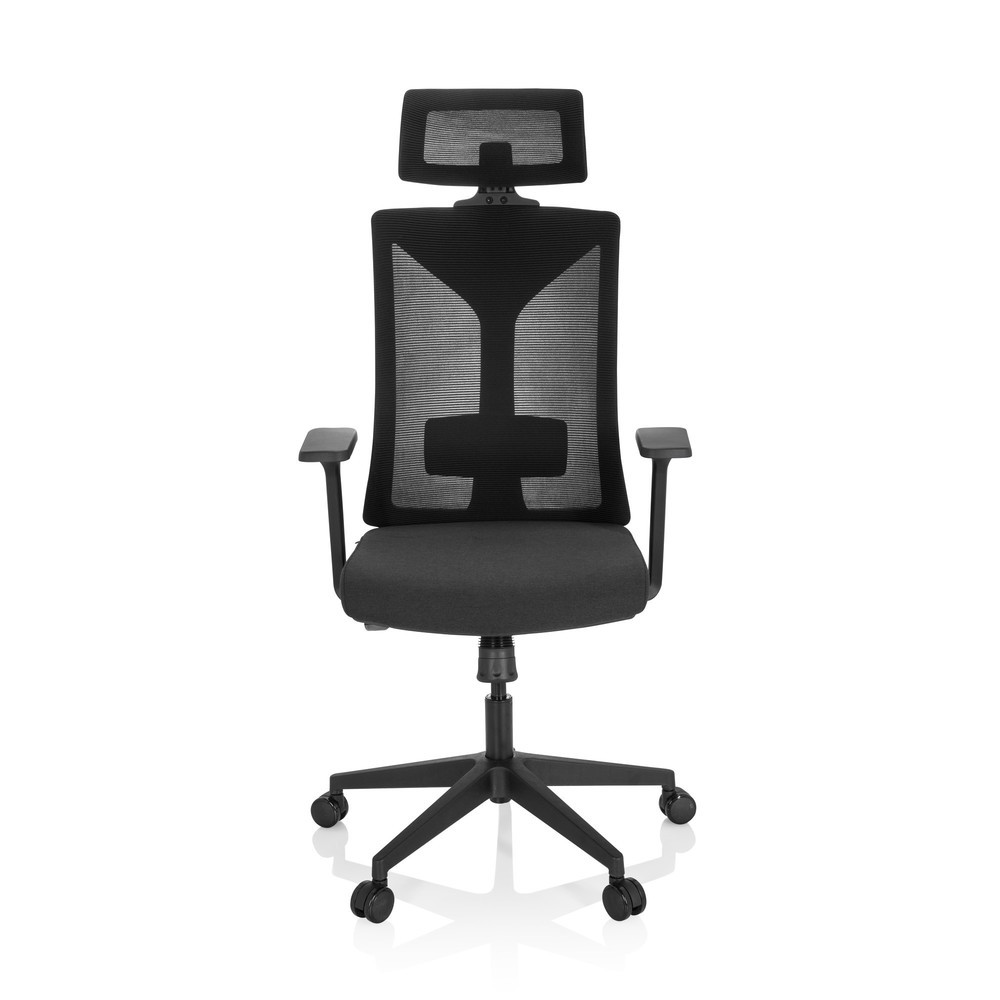 Produktabbildung Nr. 1: Siège de bureau / siège pivotant hjh OFFICE KODIAK tissu/maille, noir