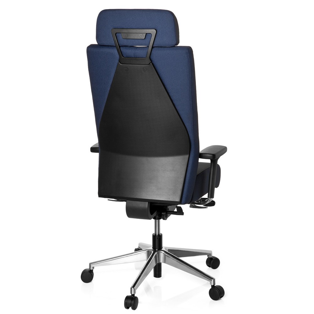 Produktabbildung Nr. 5: Siège de bureau / siège pivotant hjh OFFICE PRO-TEC XXL tissu, bleu