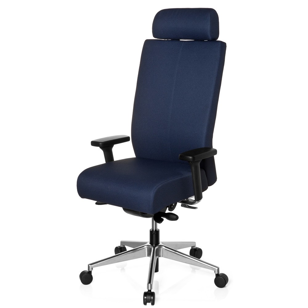 Produktabbildung Nr. 9: Siège de bureau / siège pivotant hjh OFFICE PRO-TEC XXL tissu, bleu