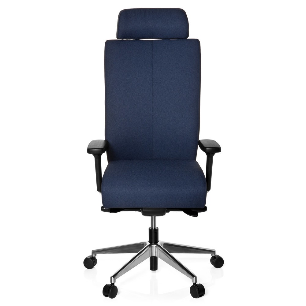 Produktabbildung Nr. 1: Siège de bureau / siège pivotant hjh OFFICE PRO-TEC XXL tissu, bleu