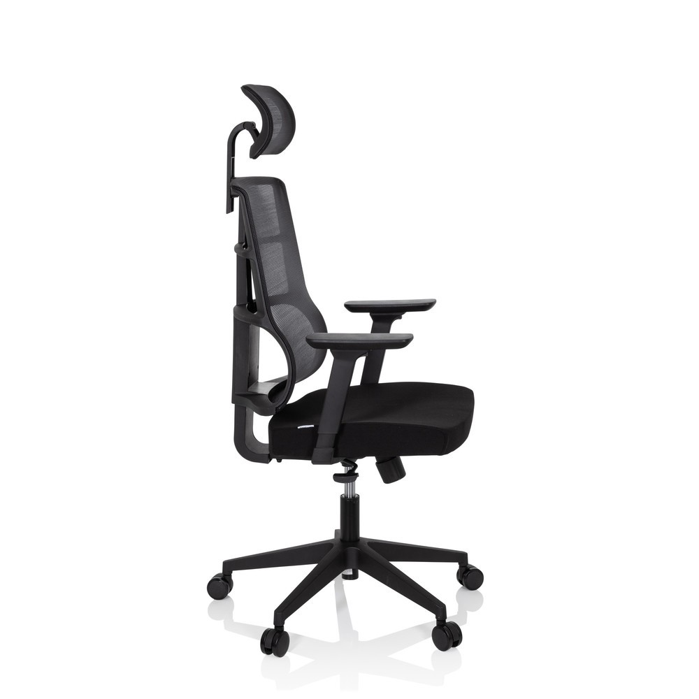 Produktabbildung Nr. 3: Siège de bureau / siège pivotant hjh OFFICE SPINIO PRO tissu/maille, noir