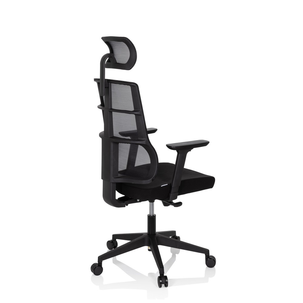 Produktabbildung Nr. 4: Siège de bureau / siège pivotant hjh OFFICE SPINIO PRO tissu/maille, noir