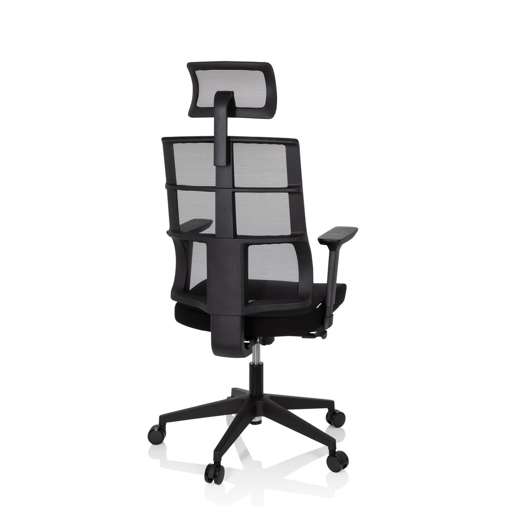 Produktabbildung Nr. 5: Siège de bureau / siège pivotant hjh OFFICE SPINIO PRO tissu/maille, noir
