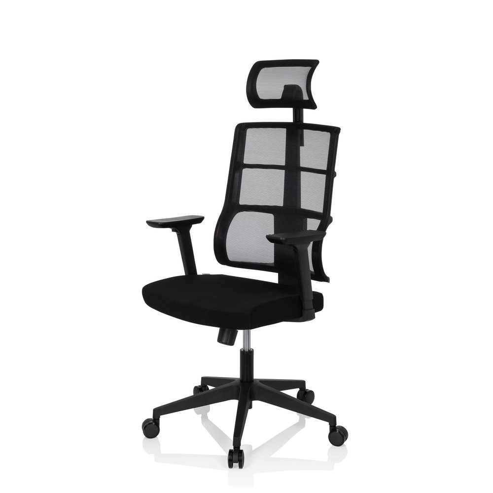 Produktabbildung Nr. 9: Siège de bureau / siège pivotant hjh OFFICE SPINIO PRO tissu/maille, noir