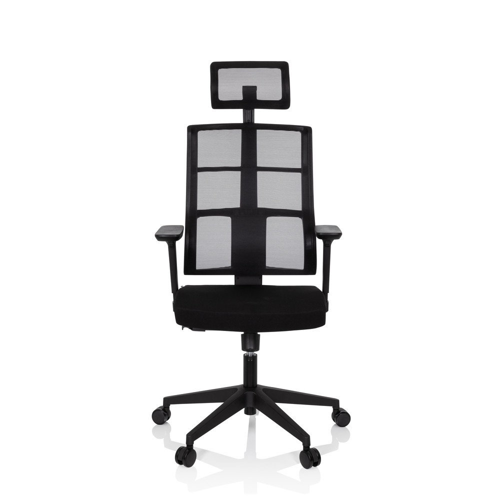 Illustration du produit: Siège de bureau / siège pivotant hjh OFFICE SPINIO PRO tissu/maille, noir