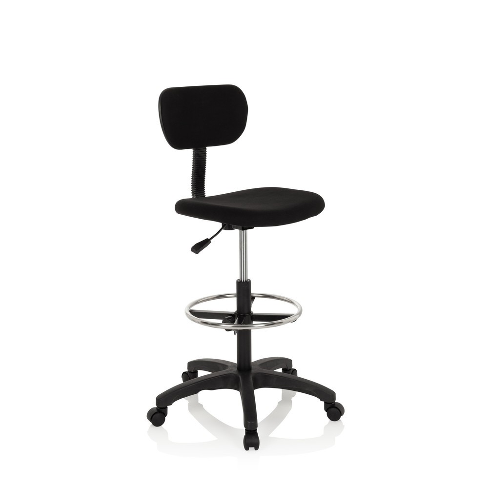Produktabbildung Nr. 4: Siège de travail / tabouret de travail hjh OFFICE TOP WORK 05 tissu, noir