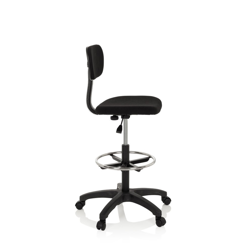 Produktabbildung Nr. 6: Siège de travail / tabouret de travail hjh OFFICE TOP WORK 05 tissu, noir