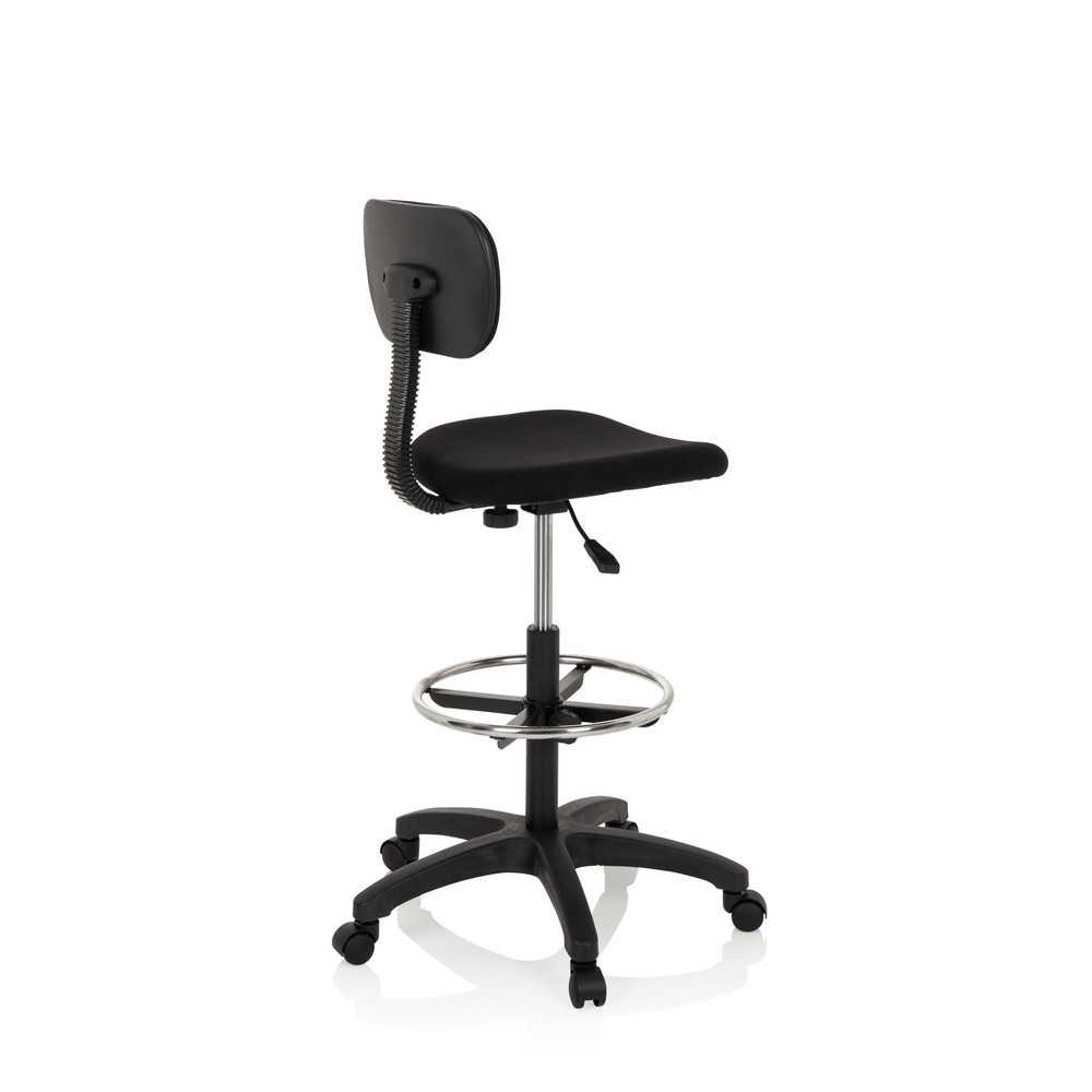 Produktabbildung Nr. 7: Siège de travail / tabouret de travail hjh OFFICE TOP WORK 05 tissu, noir