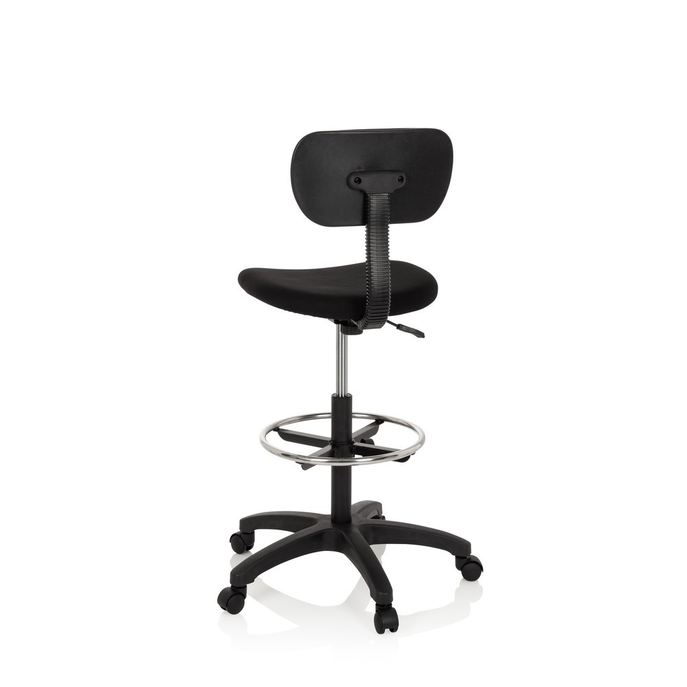 Produktabbildung Nr. 9: Siège de travail / tabouret de travail hjh OFFICE TOP WORK 05 tissu, noir