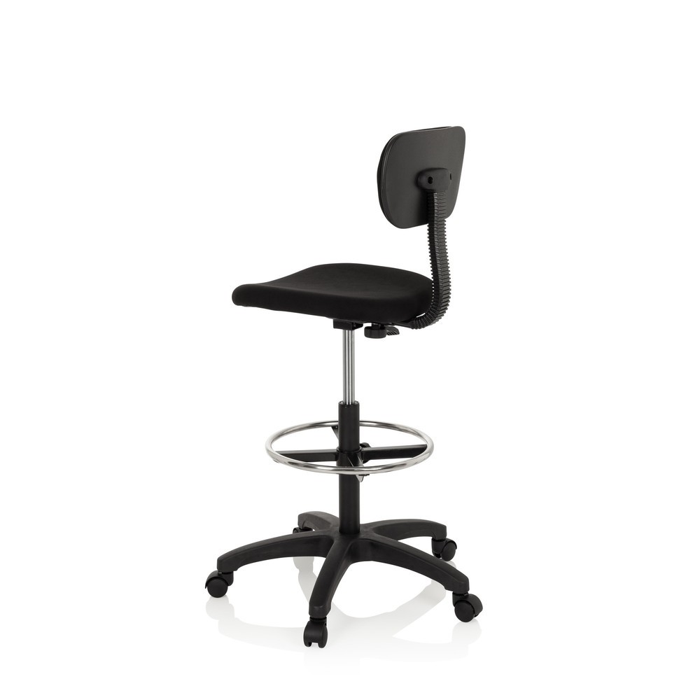 Produktabbildung Nr. 10: Siège de travail / tabouret de travail hjh OFFICE TOP WORK 05 tissu, noir