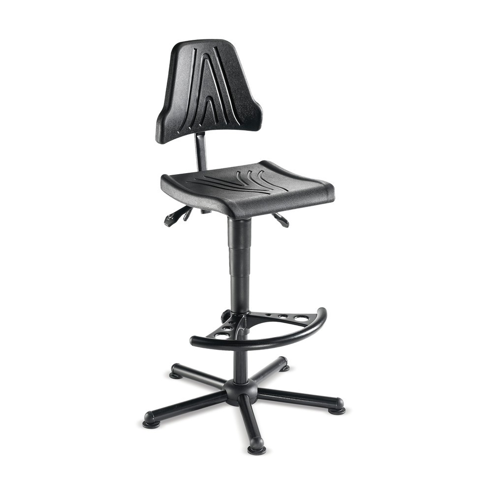 Produktabbildung Nr. 2: Chaise de travail pivotante Stream, hauteur d’assise 425-565 mm, base acier, patins