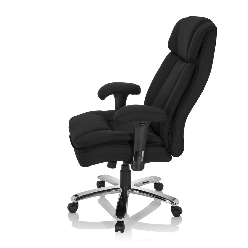 Produktabbildung Nr. 8: Siège pour personne forte / siège de bureau hjh OFFICE BUILDER XXL I tissu, noir