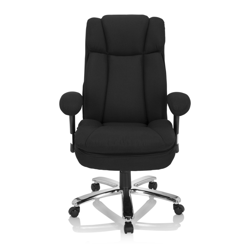 Produktabbildung Nr. 1: Siège pour personne forte / siège de bureau hjh OFFICE BUILDER XXL I tissu, noir