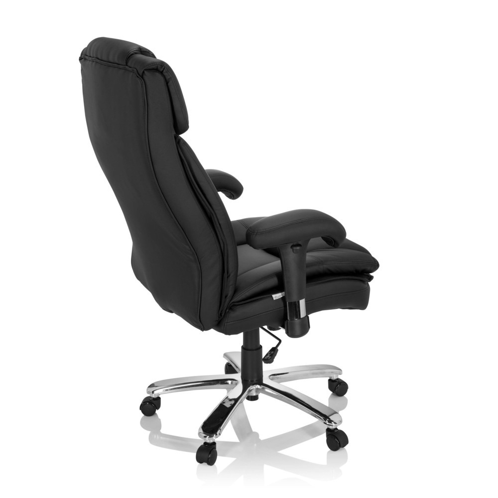 Produktabbildung Nr. 4: Siège pour personne forte / siège de bureau hjh OFFICE BUILDER XXL I PU similicuir, noir