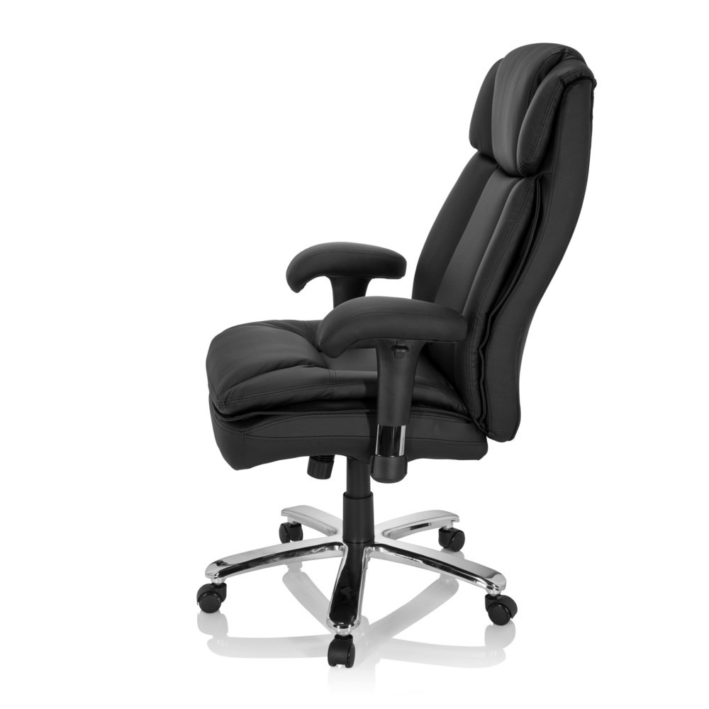 Produktabbildung Nr. 8: Siège pour personne forte / siège de bureau hjh OFFICE BUILDER XXL I PU similicuir, noir