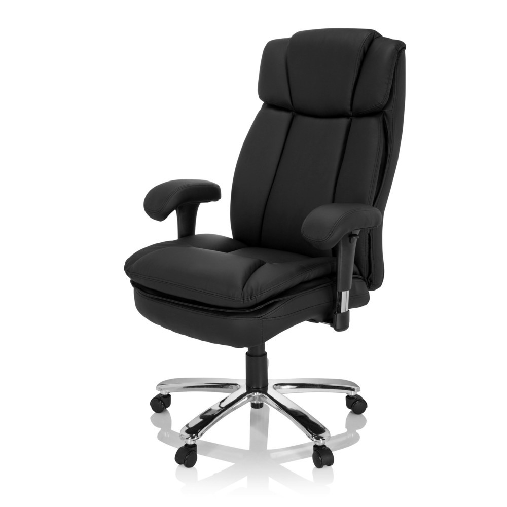 Produktabbildung Nr. 9: Siège pour personne forte / siège de bureau hjh OFFICE BUILDER XXL I PU similicuir, noir