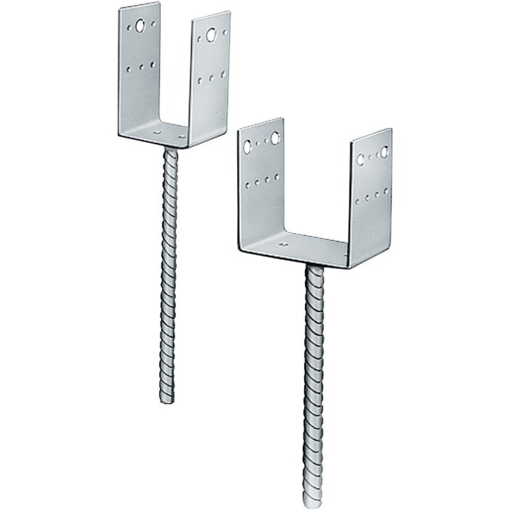 Produktabbildung: SIMPSON STRONG TIE Stützenfuss PPD, Stahl stückverzinkt zum Einbetonieren, 120 x 90 x 126 x 5 mm, Loch-Ø 5,0 + 13,5 mm 250 mm