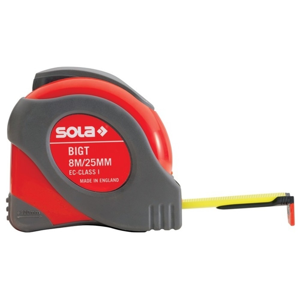 Produktabbildung Nr. 1: SOLA Taschenrollbandmass BIG T L.5m B.19mm mm/cm EG I Ku.Stopptaste