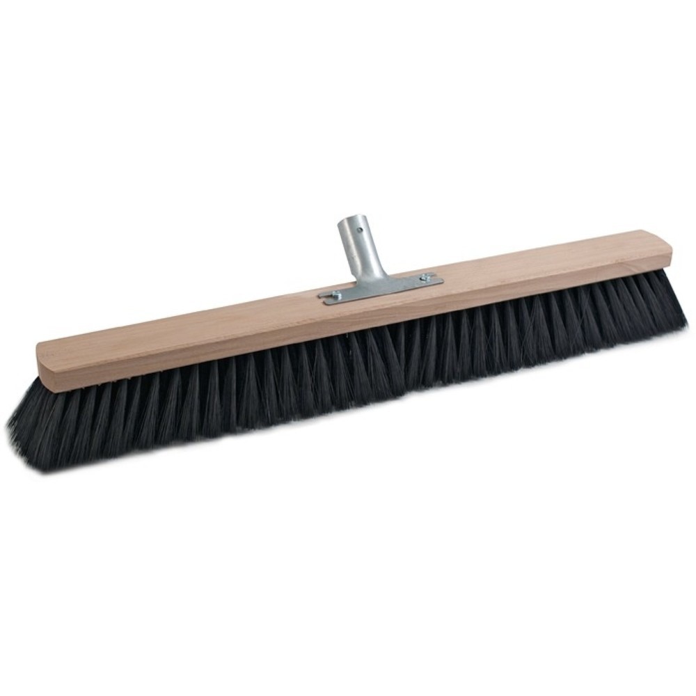 Produktabbildung: SOREX Saalbesen Qualitätsmischung L.600mm m.Metallstielhalter Flachholz