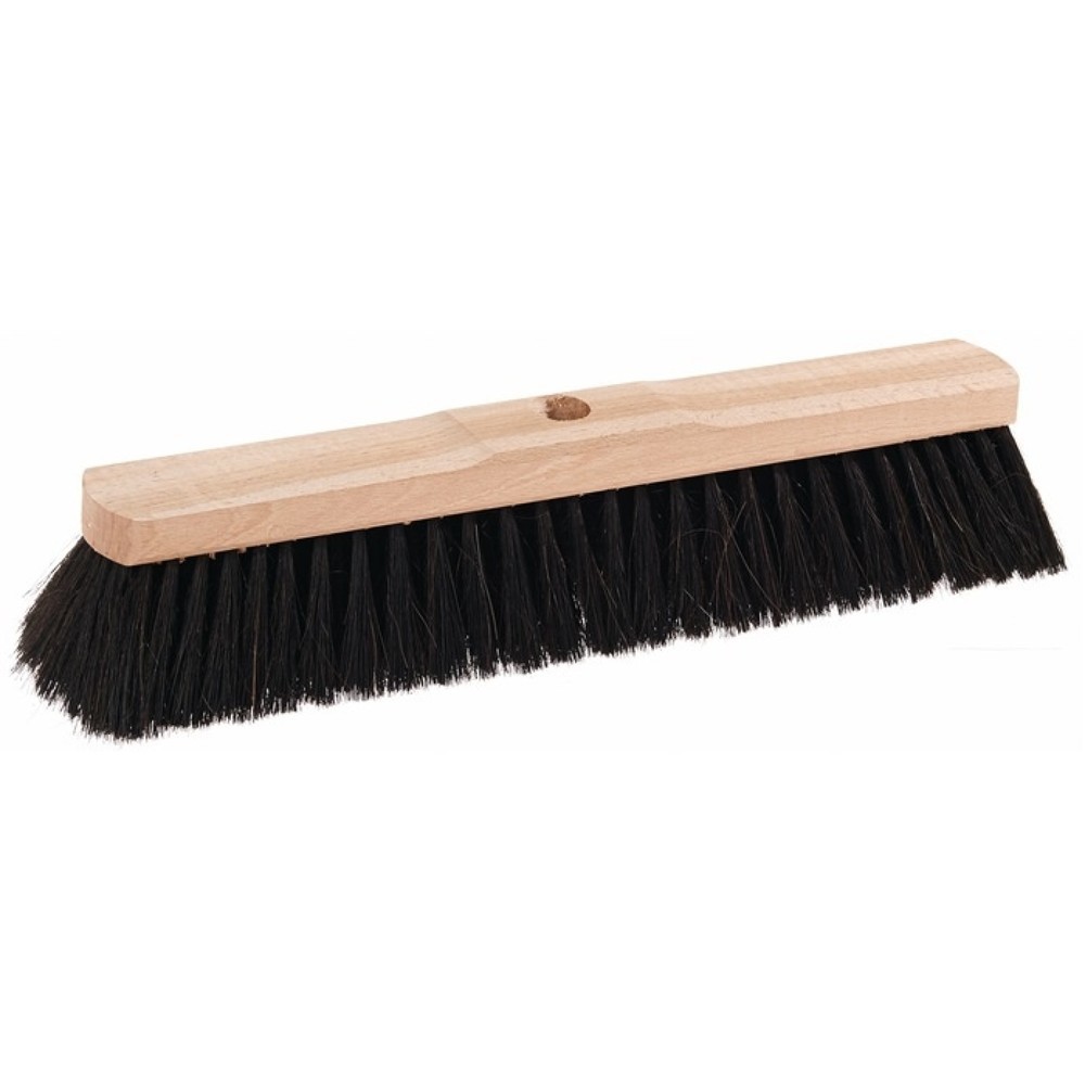 Produktabbildung: SOREX Saalbesen Rosshaar L.400mm m.Stielloch Sattelholz