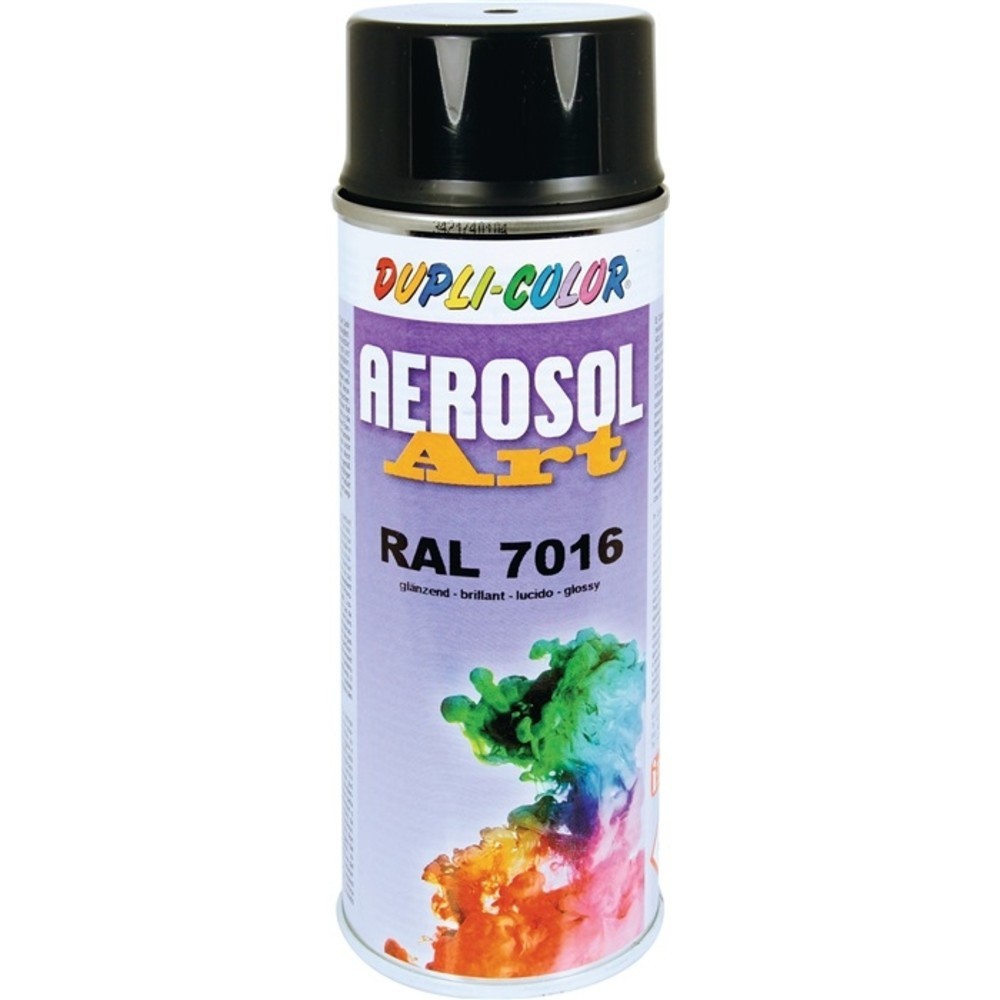 Produktabbildung Nr. 2: Bombe de peinture de couleur AEROSOL Art gris anthracite brillant RAL 7016 400 m