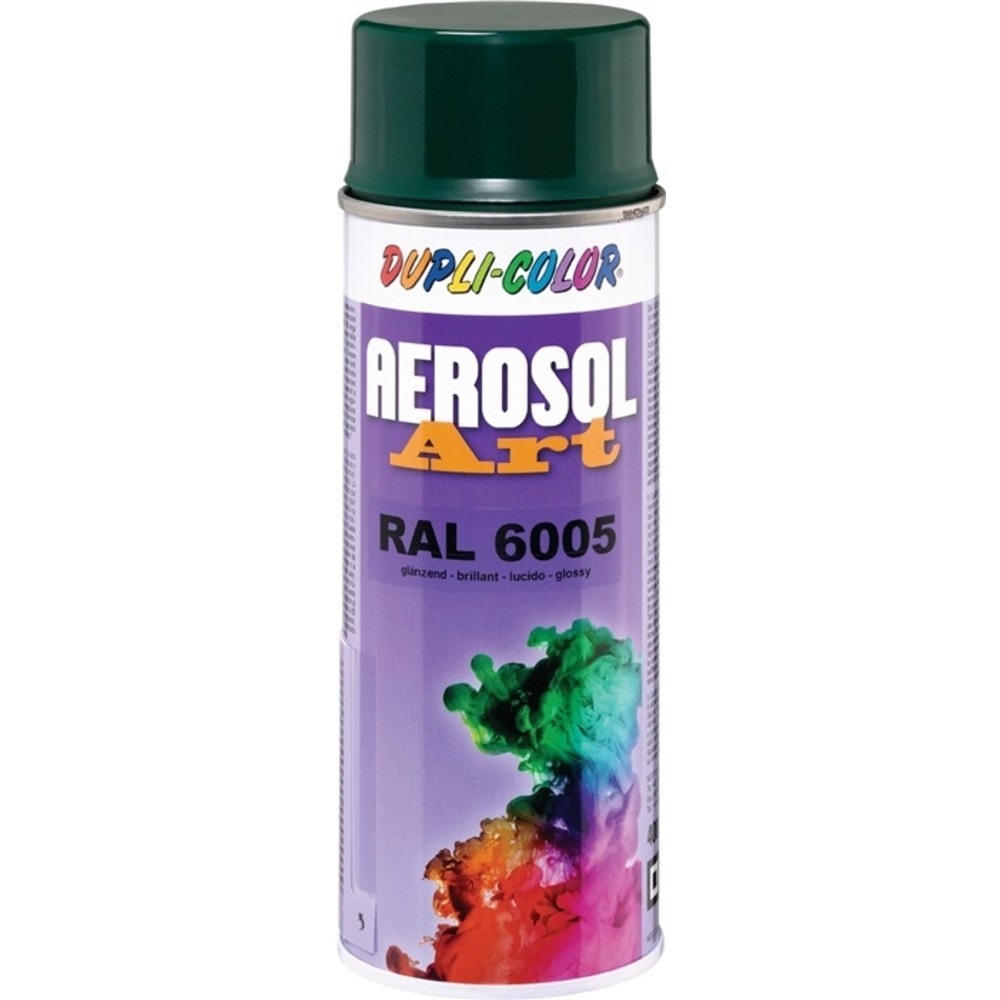 N° de l'image du produit 2 : Spray de peinture colorée AEROSOL Art Moosgrn glnzend RAL 6005 pulvérisateur 400 ml