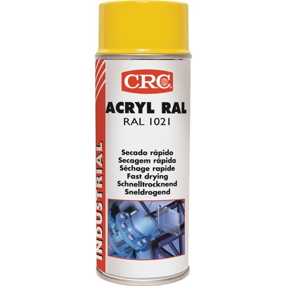 Produktabbildung Nr. 2: Crc peinture peinture peinture aérosol peinture acrylique colza jaune brillant RAL 1021 pulvérisateur 400 ml