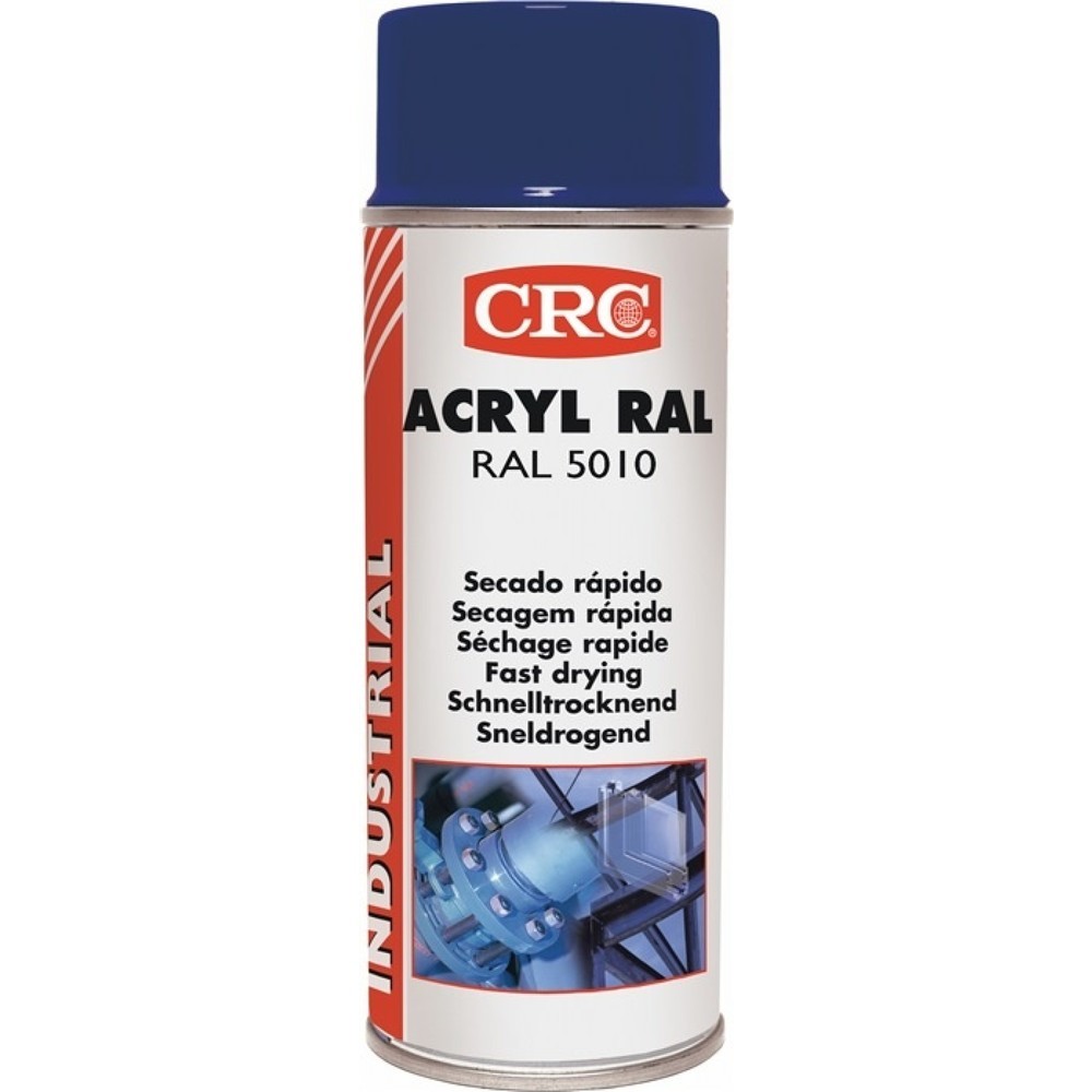 Illustration du produit: Spray de protection de peinture CRC peinture acrylique rouge feu brillant RAL 3000 bombe pulvérisateur 400 ml