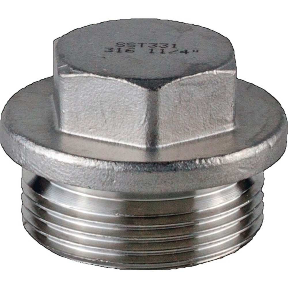 Illustration du produit: SPRINGER Verschlussschraube DIN 910 ISO 228-1, 331, Außengewinde, NPS=1/4 ″, L 21 mm