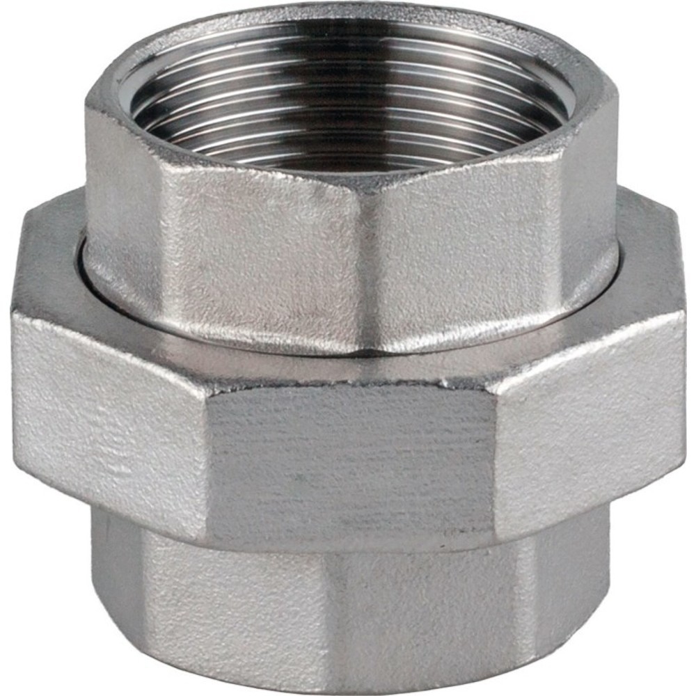 Illustration du produit: SPRINGER Verschraubung I/I flach, 311, NPS=1/2 ″, L 38 mm L1=14 mm L2=12 mm