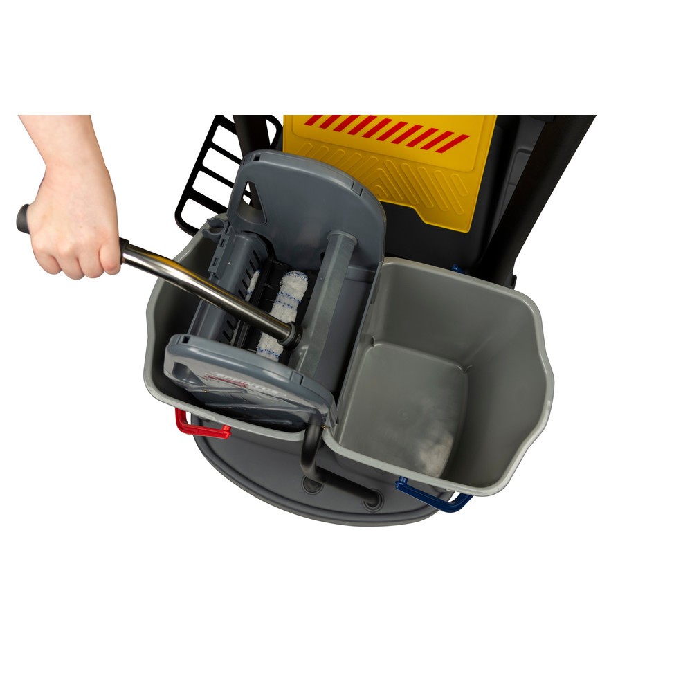 Produktabbildung Nr. 2: SPRiNTUS  Servicewagen Set 2, Eimer 2x 17 Liter + 4x 4 Liter, Wischmopp mit Premium-Mopp 500 mm