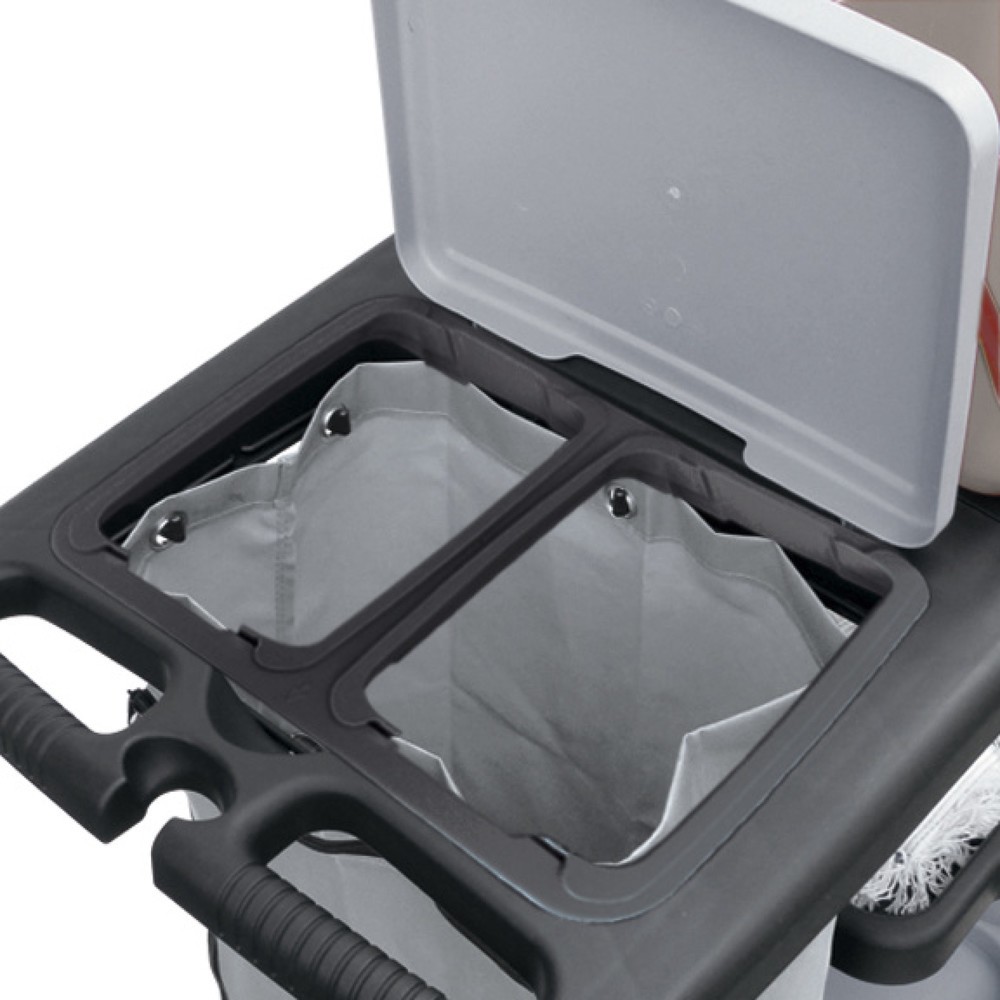 Produktabbildung Nr. 3: SPRiNTUS  Servicewagen Set 2, Eimer 2x 17 Liter + 4x 4 Liter, Wischmopp mit Premium-Mopp 500 mm