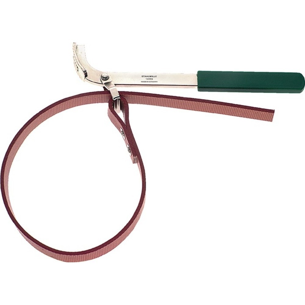 Illustration du produit: STAHLWILLE Bandschlüssel 12005, Bandbreite 22 mm, Spannbereich Ø 180 mm, Grifflänge 236 mm