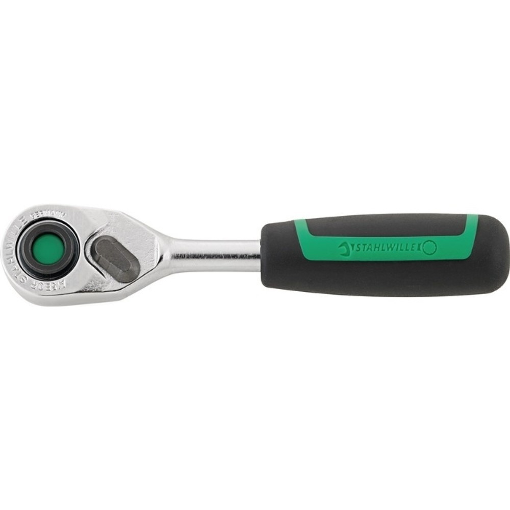 Produktabbildung: STAHLWILLE Bit-/Hebelumschaltknarre 419 B QR, Länge 117 mm 80 Zähne, 1/4 ″ mit Ausdrückfunktion