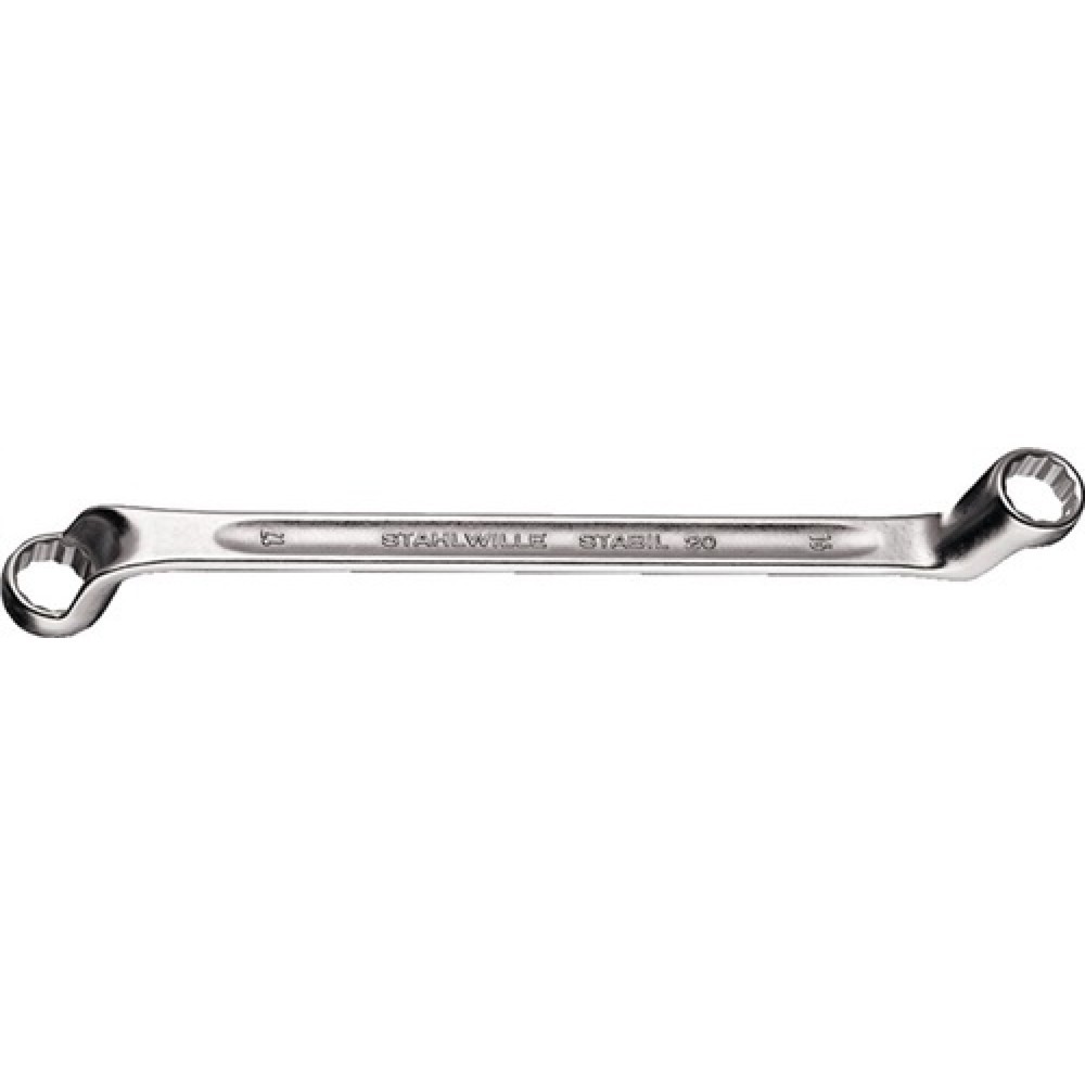 Illustration du produit: Clé polygonale double 20 10 x 13 mm 220 mm contre-coudée profondément STAHLWILLE