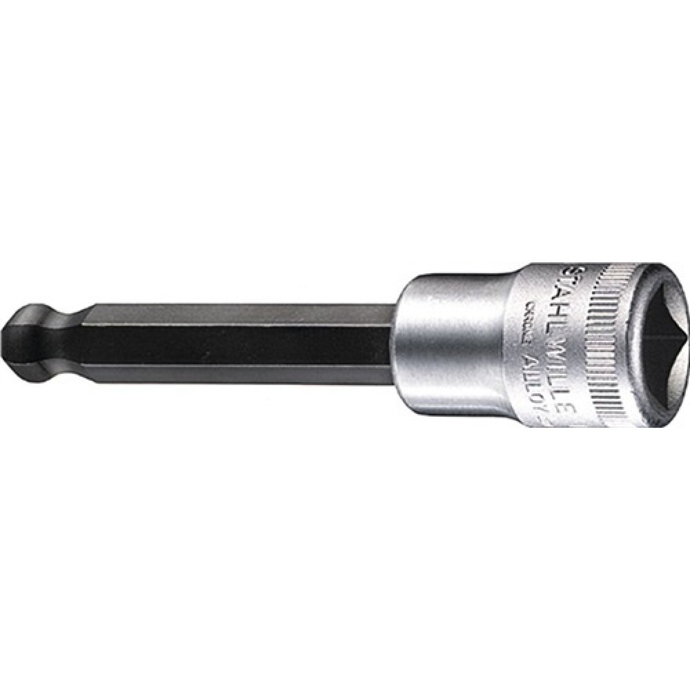 Produktabbildung: Steckschlüsseleinsatz 54 KK 1/2 Zoll Innen-6-kant SW 6mm L.100mm STAHLWILLE