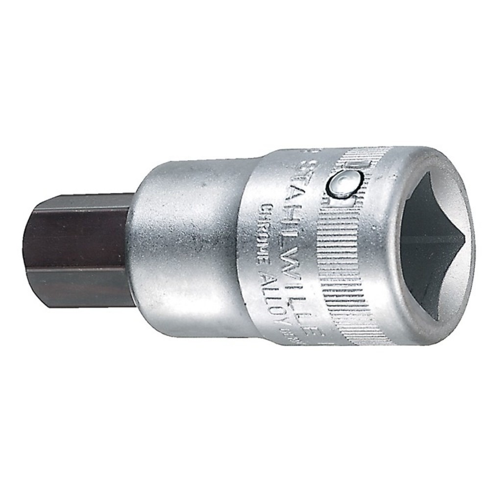 Produktabbildung: STAHLWILLE Steckschlüsseleinsatz 59 3/4 Zoll Innen-6-kant SW 22mm L.80mm