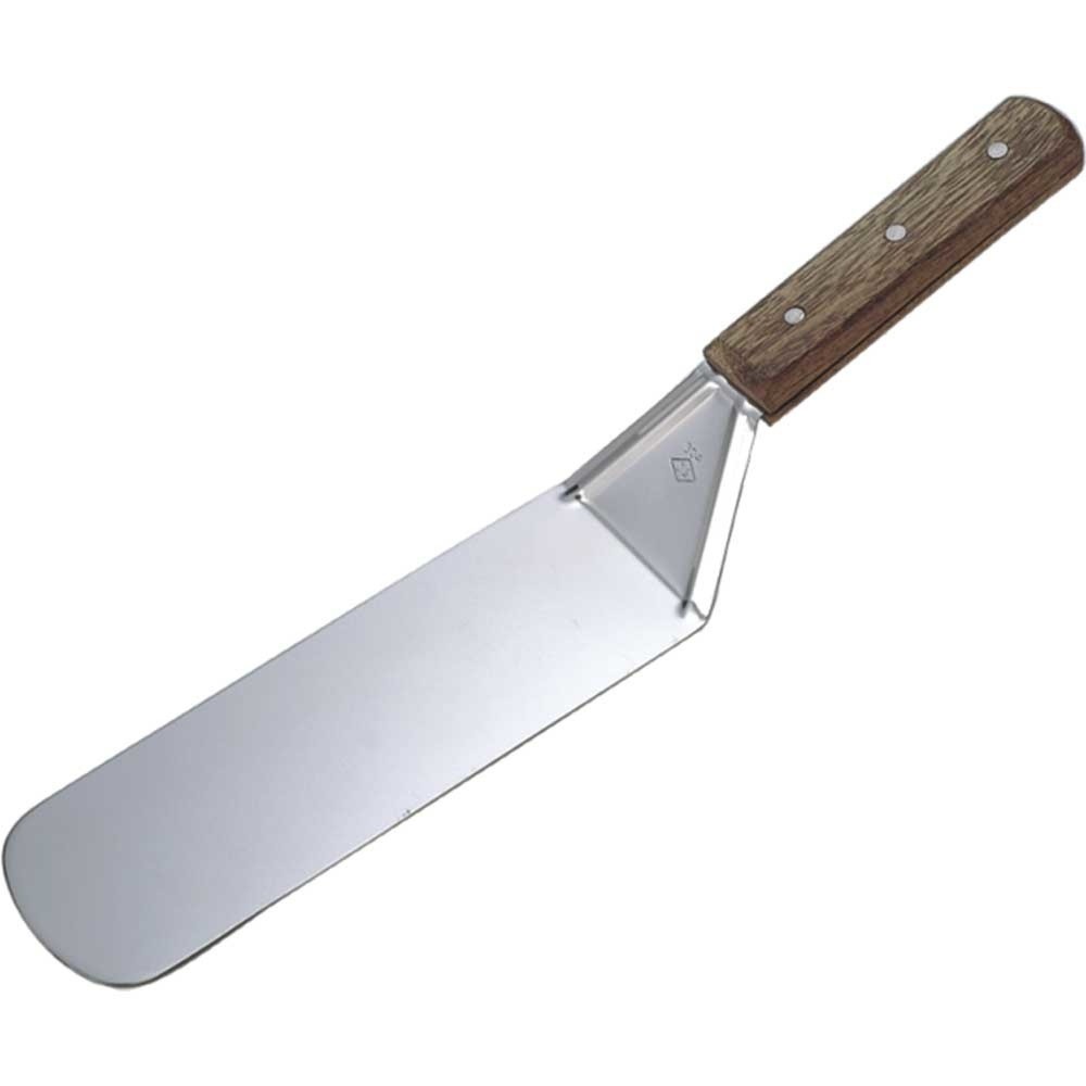 Illustration du produit: Stalgast Bratenspachtel mit Holzgriff, Klingenlänge 19,5 cm
