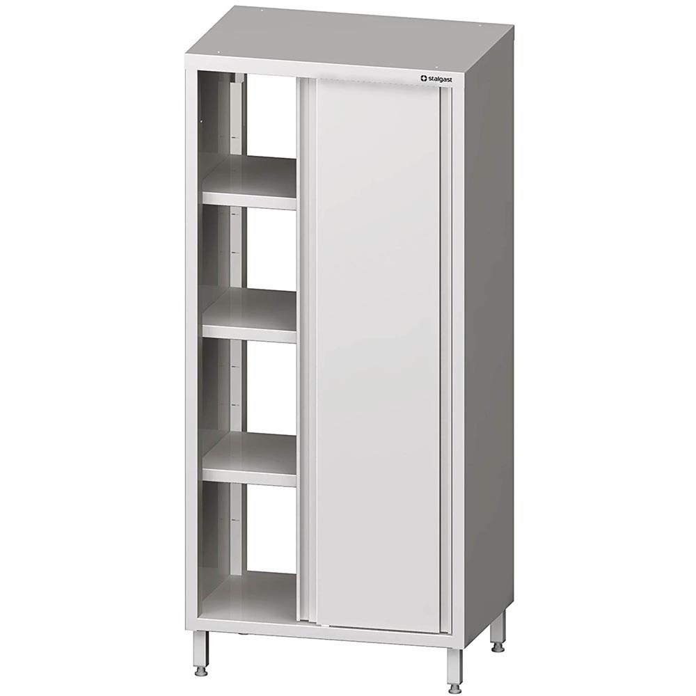 Produktabbildung: Stalgast Durchreiche-Hochschrank mit Schiebetüren, 800x600x2000 mm, verschweisst