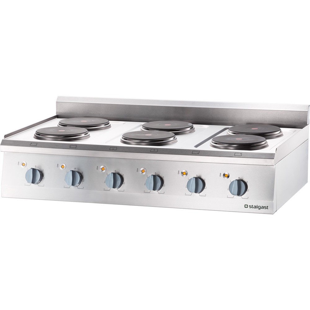 Produktabbildung Nr. 6: Stalgast Elektro-Kochfeld als Tischgerät mit 6 Herdplatten, Serie 700 ND