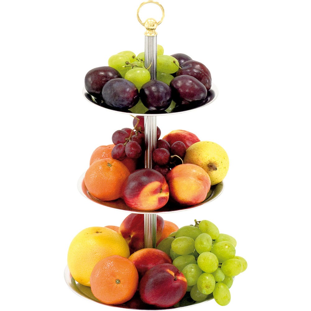 Produktabbildung: Stalgast Etagere, 3-stufig, Höhe 42 cm