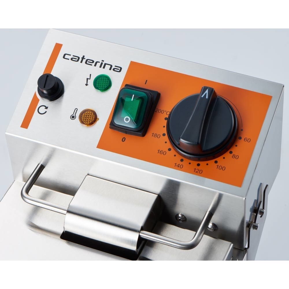 Produktabbildung Nr. 3: CATERINA Stalgast Fritteuse, 5 Liter,  290x430x265 mm (BxTxH), 3 kW 230 V