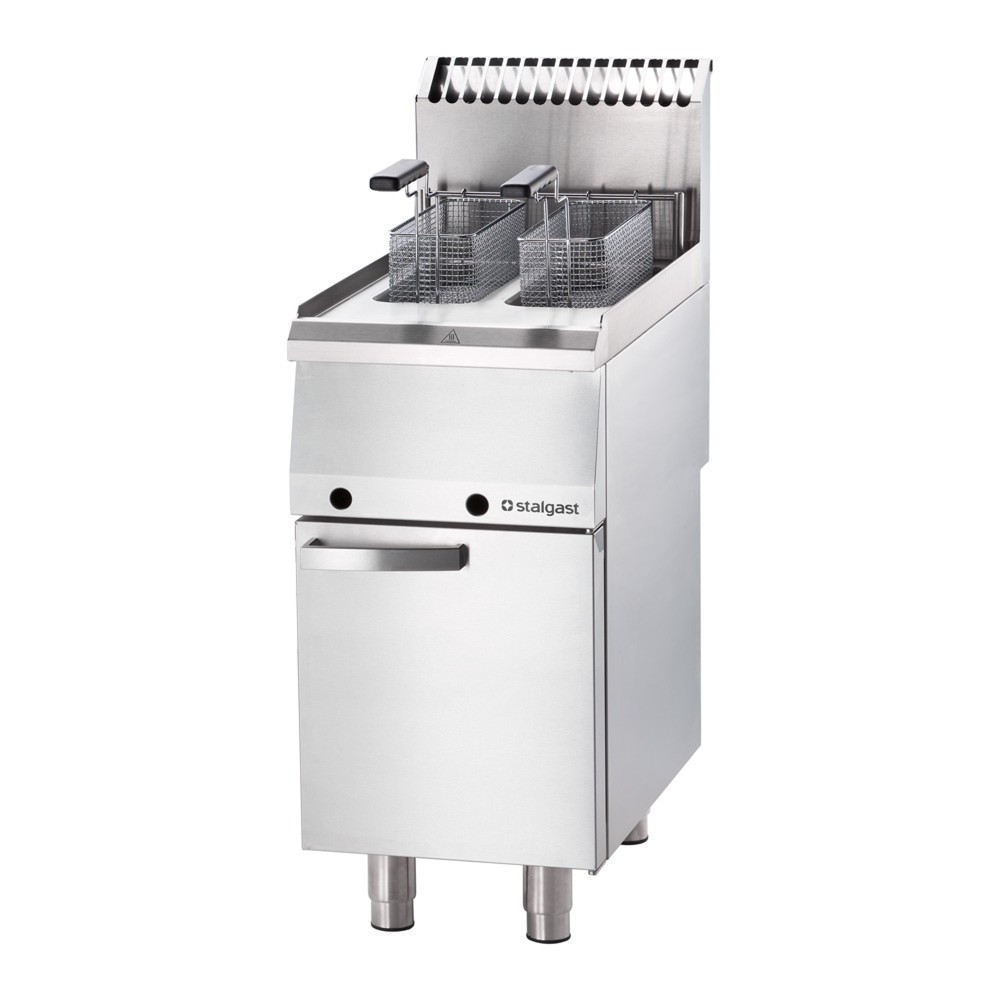 Produktabbildung Nr. 6: Stalgast Gas Fritteuse, 2x 7 Liter Doppelbecken, Serie 700 ND