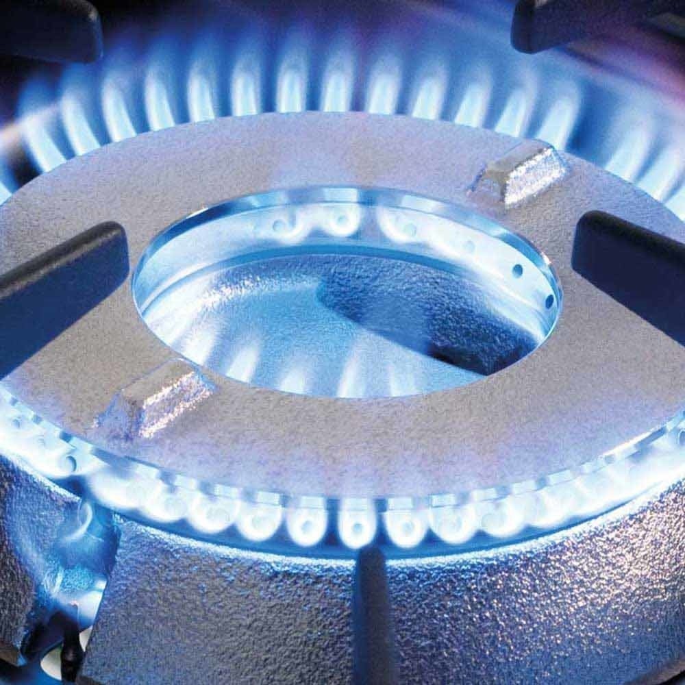 Produktabbildung Nr. 2: Stalgast Gas-Hockerkocher, Doppelbrenner TOP - G20, 1160 x 580 x 380 mm (BxTxH)