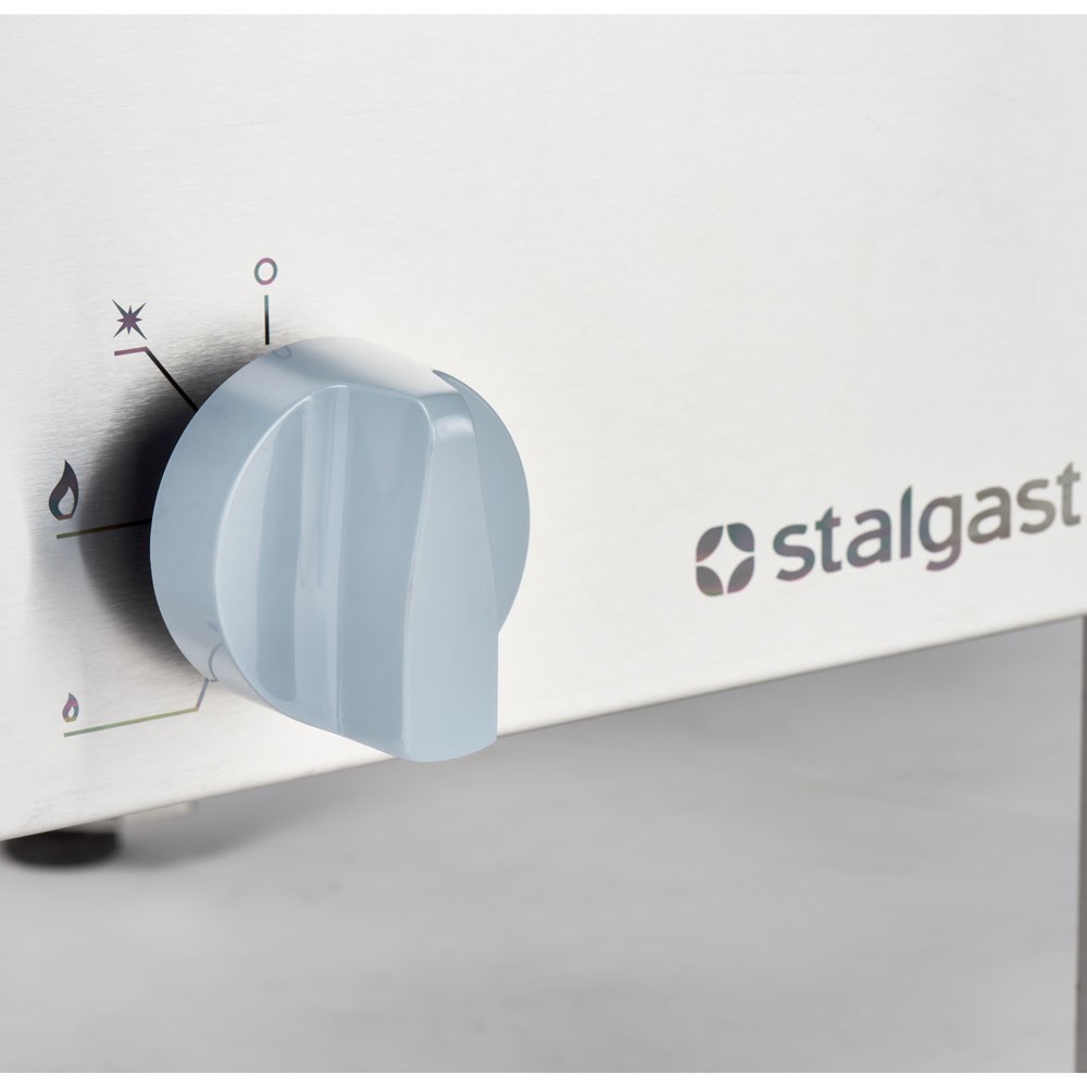 Produktabbildung Nr. 5: Stalgast Gas-Hockerkocher Top Power 14kW, mit Edelstahl Topfauflage, G20, 567x567x413 mm