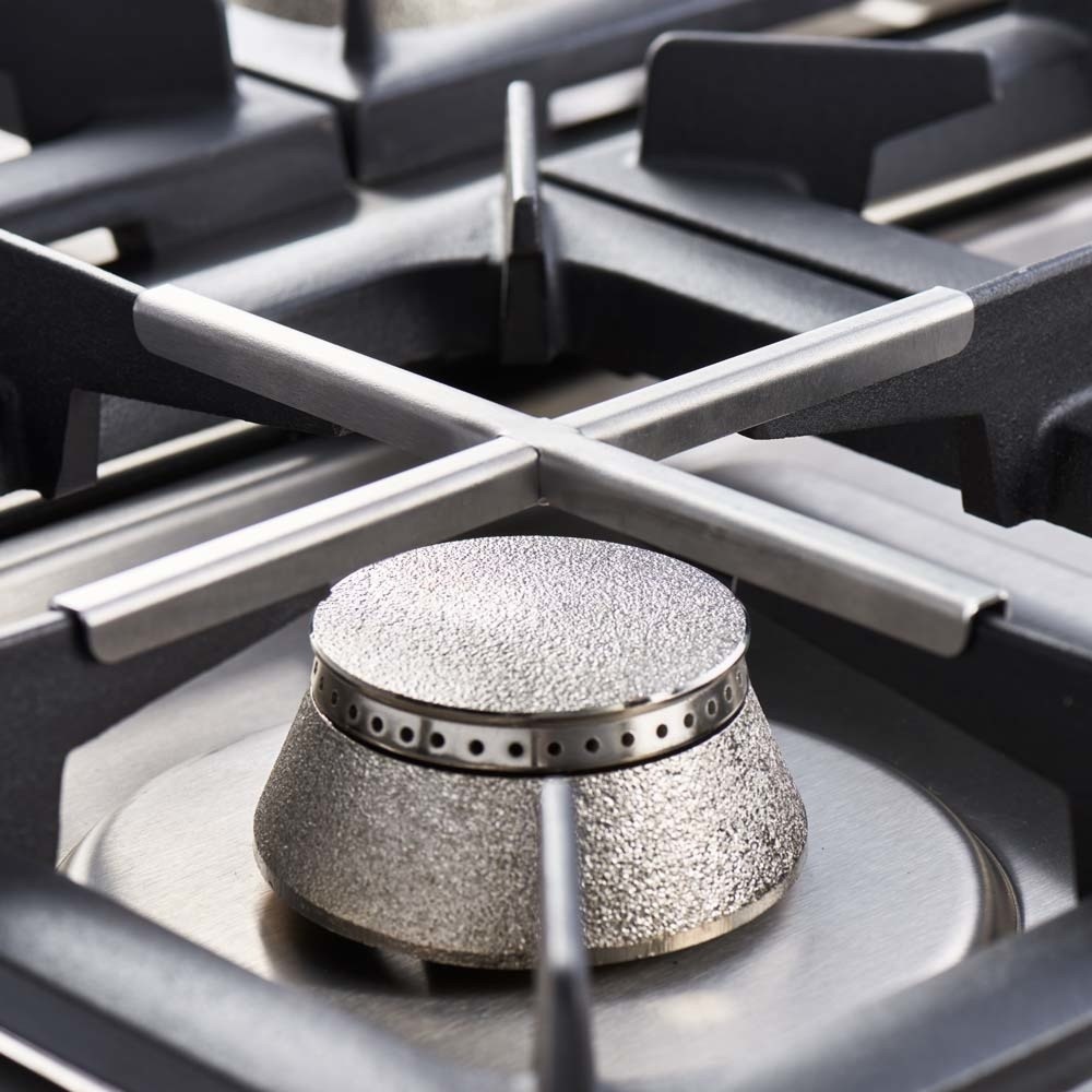 Produktabbildung Nr. 6: Stalgast Gasherd mit 4 Brennern (3,5x2x5+7) und Elektro-Umluft-Backofen GN1/1, Serie 700 ND