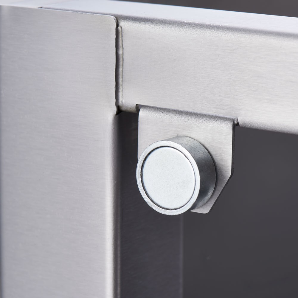 Produktabbildung Nr. 2: Stalgast Gasherd mit 6 Brennern (3,5+2x5+2x7+9), Elektro-Umluft-Backofen GN1/1 und Unterschrank, Serie 700 ND