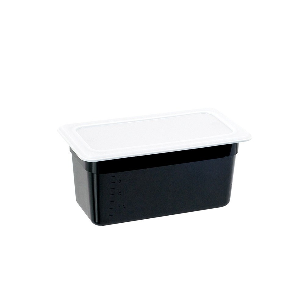 Produktabbildung Nr. 2: Stalgast Gastronormbehälter, Polycarbonat, schwarz, GN 1/3 (150 mm)