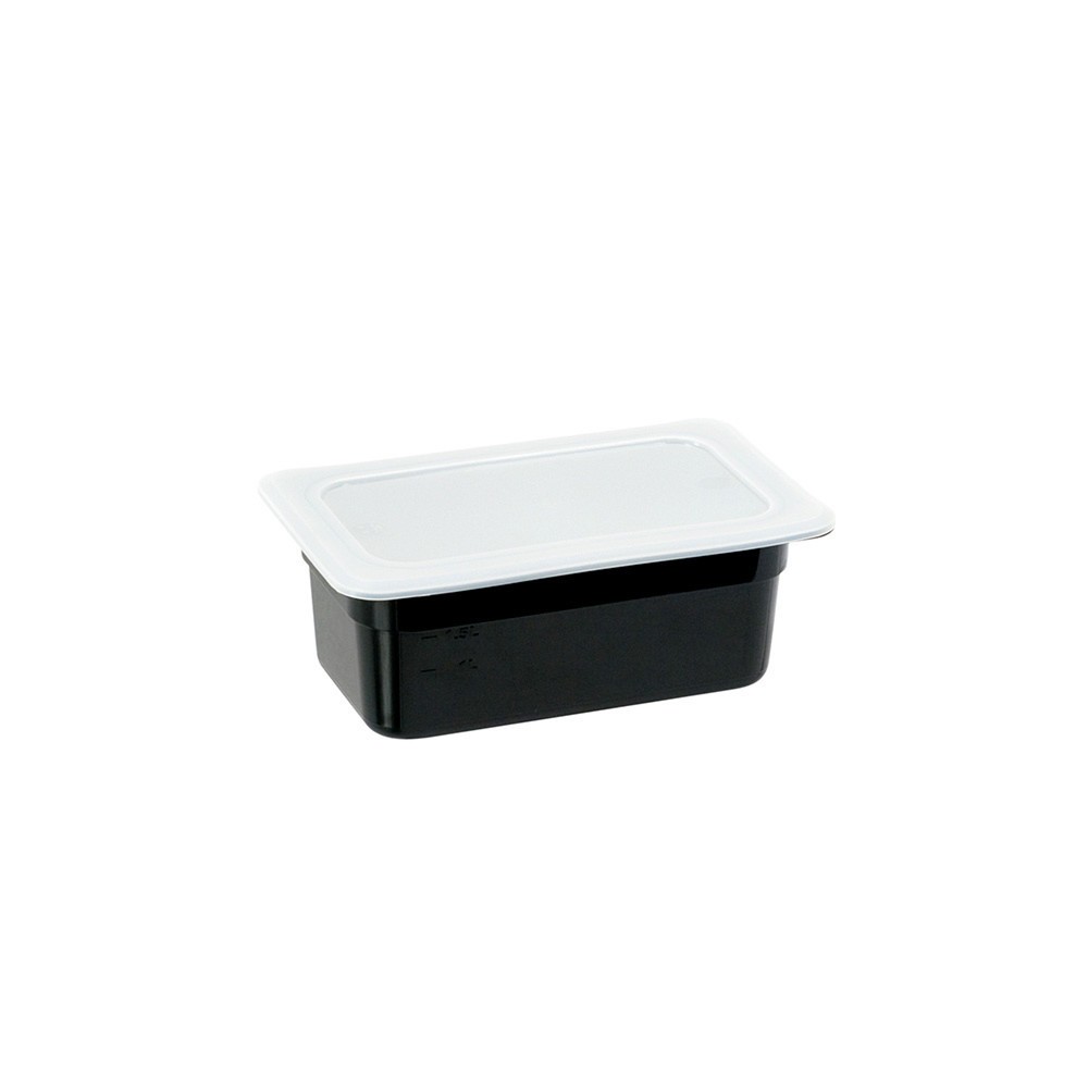 Produktabbildung Nr. 2: Stalgast Gastronormbehälter, Polycarbonat, schwarz, GN 1/4 (100 mm)